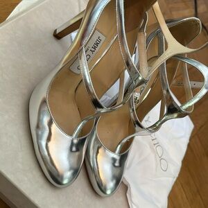 Jimmy Choo silver Stiletto